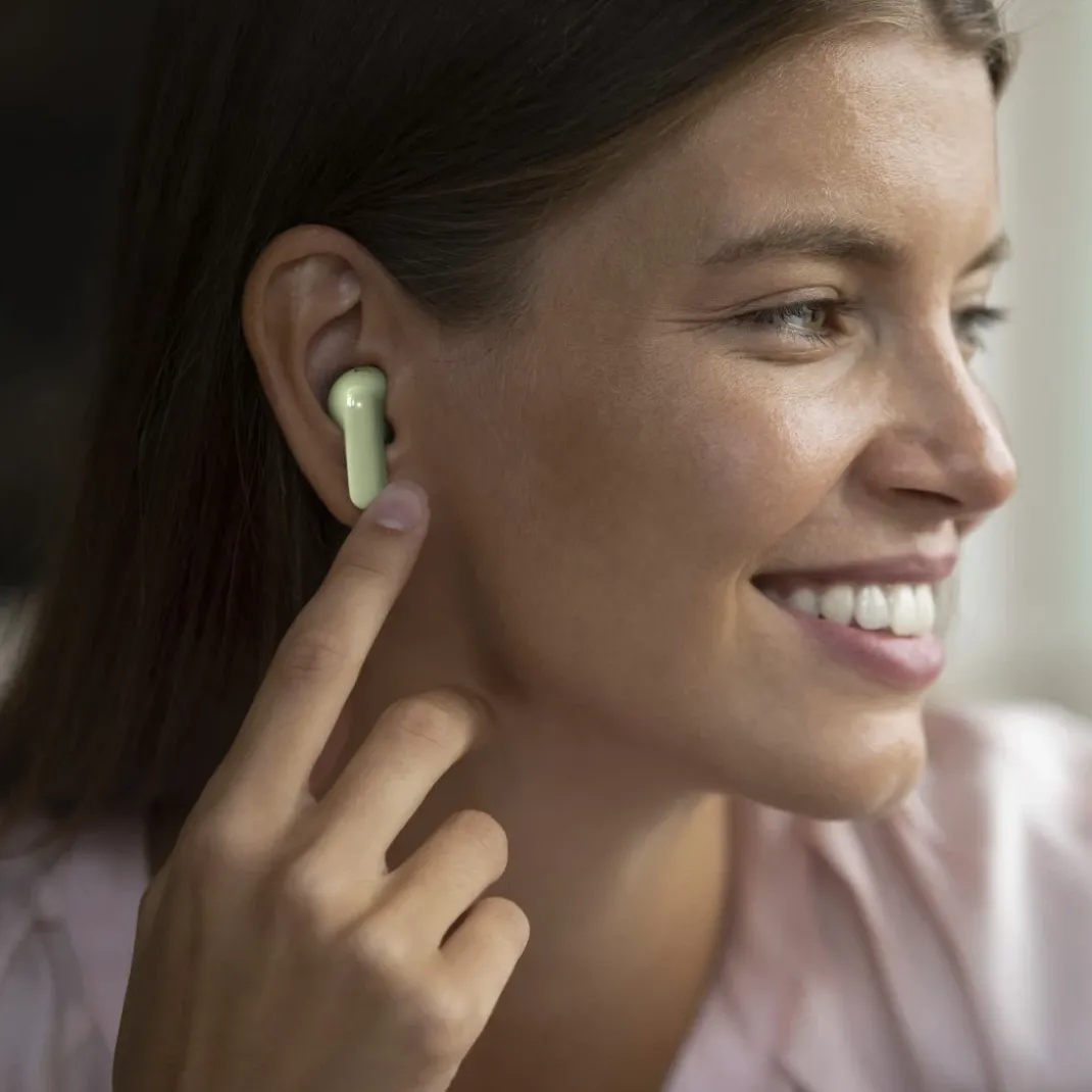 Bluetooth®-Kopfhörer "Freedom Light II", TWS Earbuds, Mikrofon, Grün