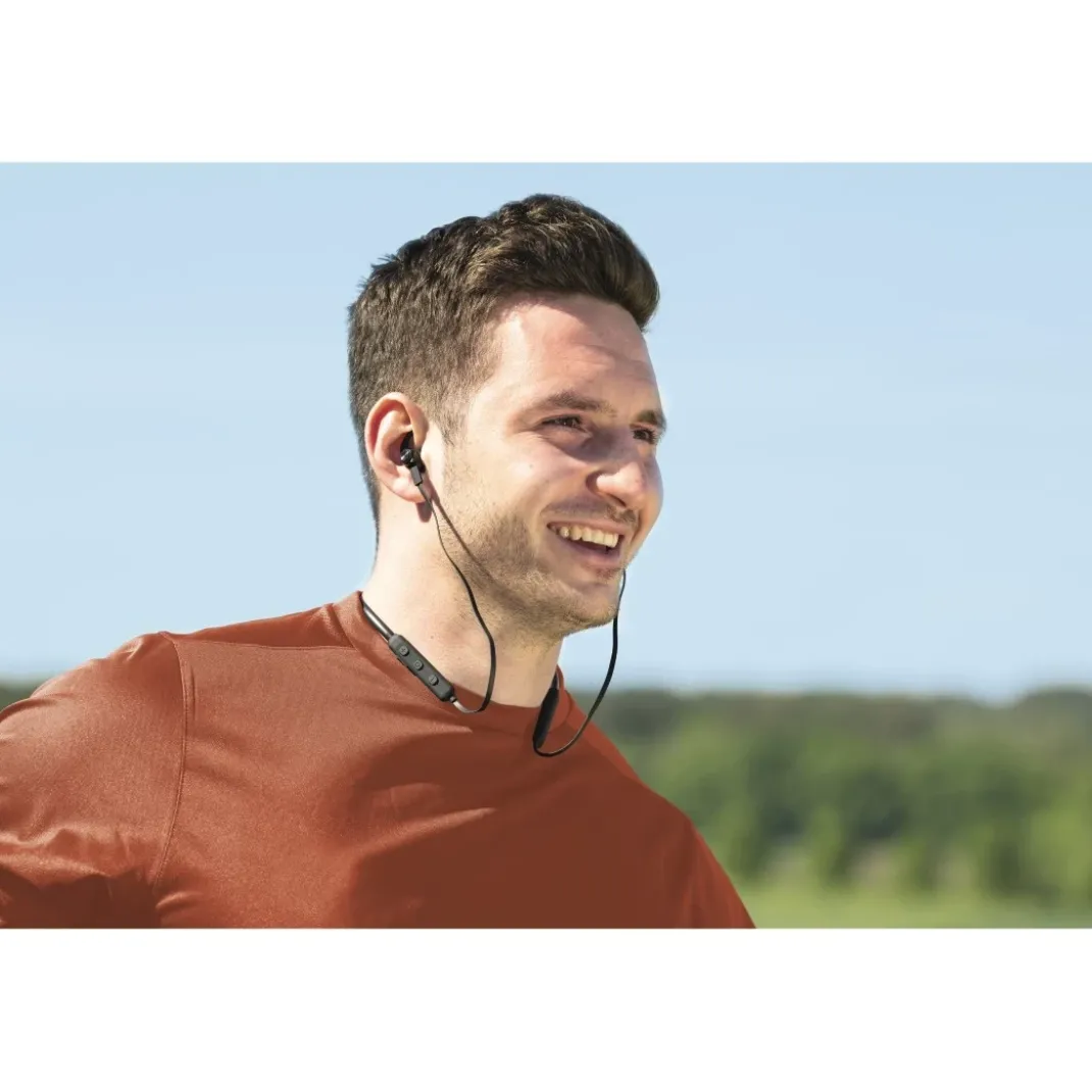 Bluetooth®-Kopfhörer "Freedom Neck III", In-Ear, Mikrofon, Ear-Hook, Schw.