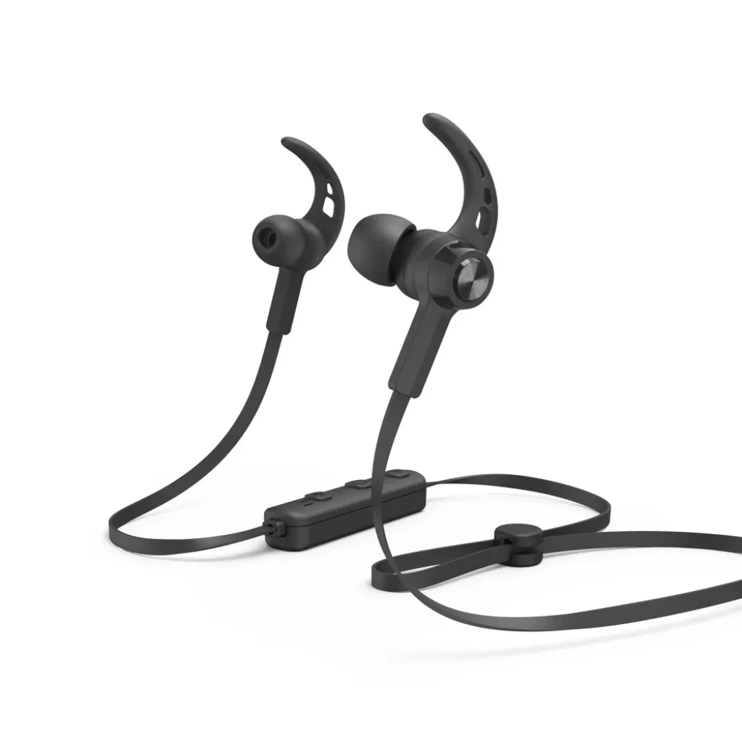 Bluetooth®-Kopfhörer "Freedom Run III", In-Ear, Mikrofon, Ear-Hook, Schwarz