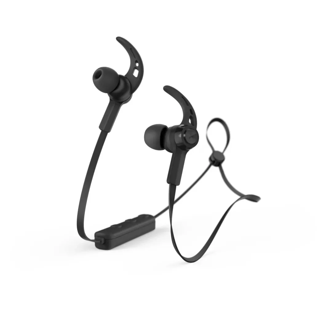 Bluetooth®-Kopfhörer "Freedom Run III", In-Ear, Mikrofon, Ear-Hook, Schwarz
