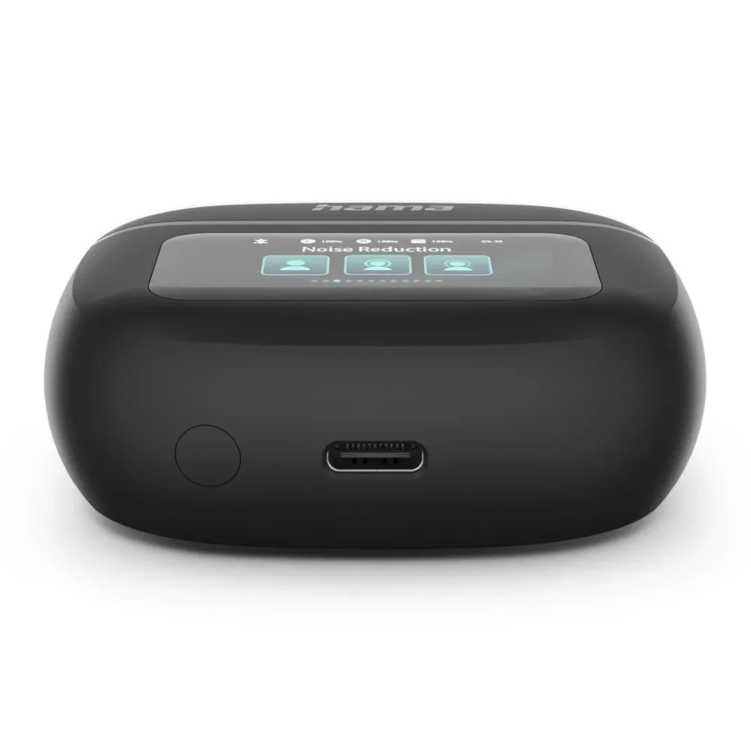 Bluetooth®-Kopfhörer "Spirit Touch", TWS, ANC, mit Display, In-Ear, Schwarz