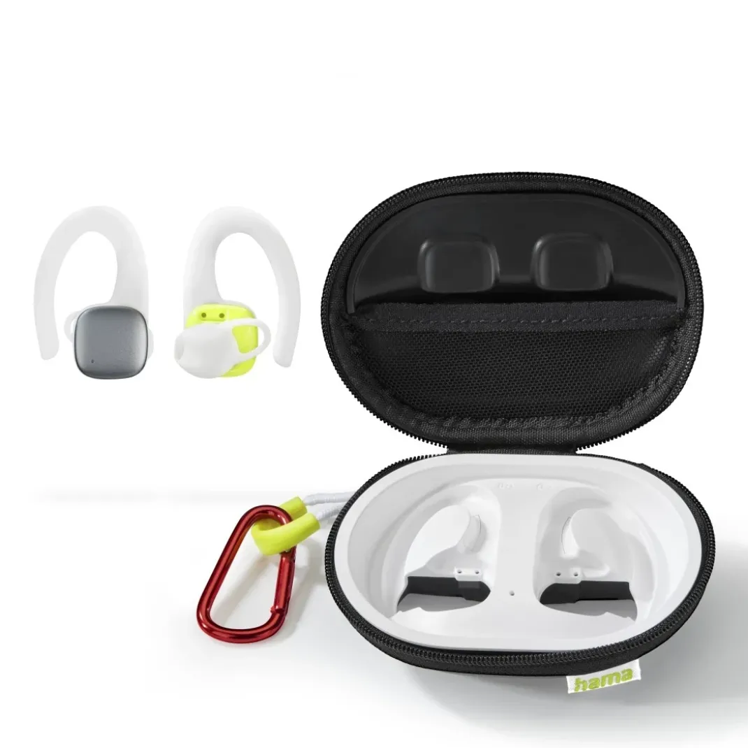 Bluetooth®-Kopfhörer "Spirit Athletics", True Wireless, Ohrbügel, Weiß/Gelb