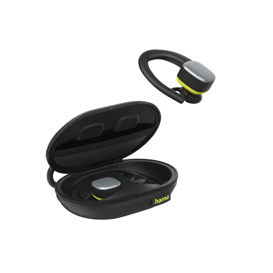 Bluetooth®-Kopfhörer "Spirit Athletics", True Wireless, Ohrbügel, Schw/Gelb