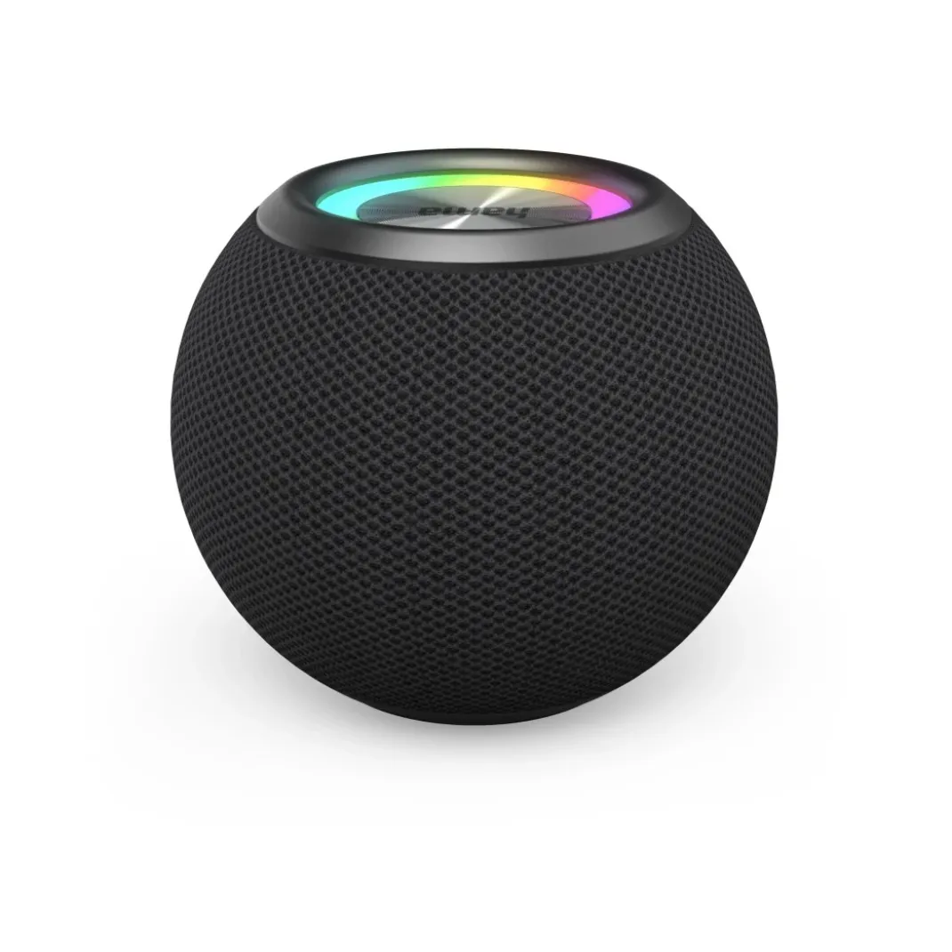 Bluetooth®-Lautsprecher "Ball Shape Speaker", 5 Licht-Modi, 5W, Schwarz