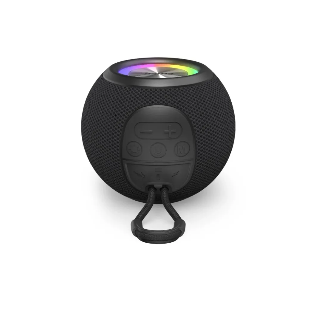 Bluetooth®-Lautsprecher "Ball Shape Speaker", 5 Licht-Modi, 5W, Schwarz