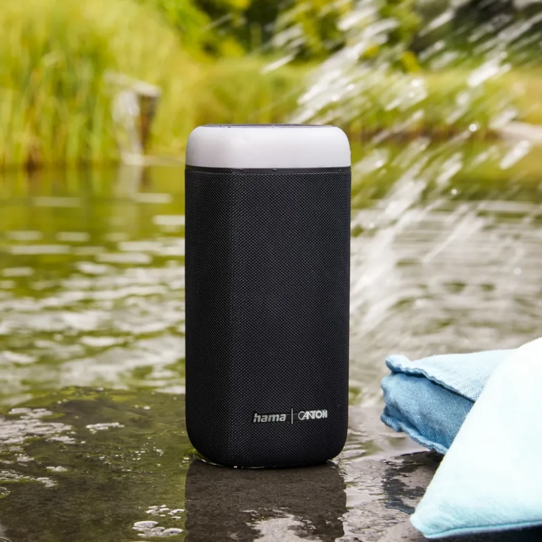 Bluetooth®-Lautsprecher "Glow Pro", wasserfest IPX4, 5 Licht-Modi, 30W, SW