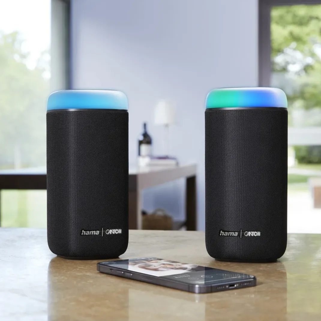 Bluetooth®-Lautsprecher "Glow Pro", wasserfest IPX4, 5 Licht-Modi, 30W, SW