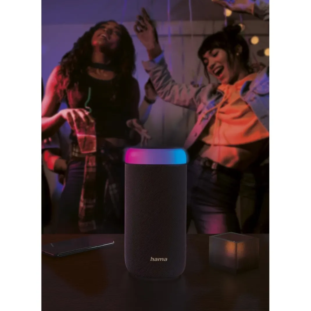 Bluetooth®-Lautsprecher "Shine 2.0", LED, spritzwassergeschützt, 30W, Schw.