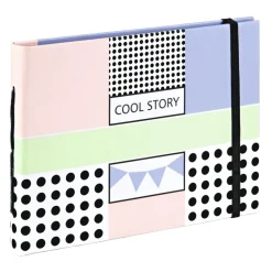 Buch-Album "Cool Story", 18x13 cm, 20 braune Seiten