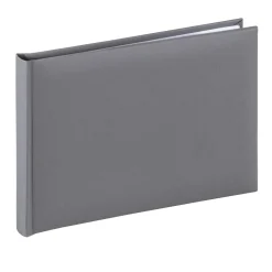 Buch-Album "Fine Art", 24x17 cm, 36 weiße Seiten, Grau