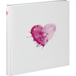 Buch-Album "Lazise", 29x32 cm, 50 weiße Seiten, Pink