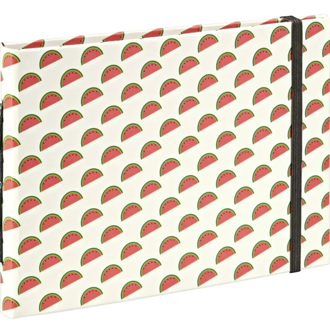 Buch-Album "Melons", 18x13 cm, 20 braune Seiten
