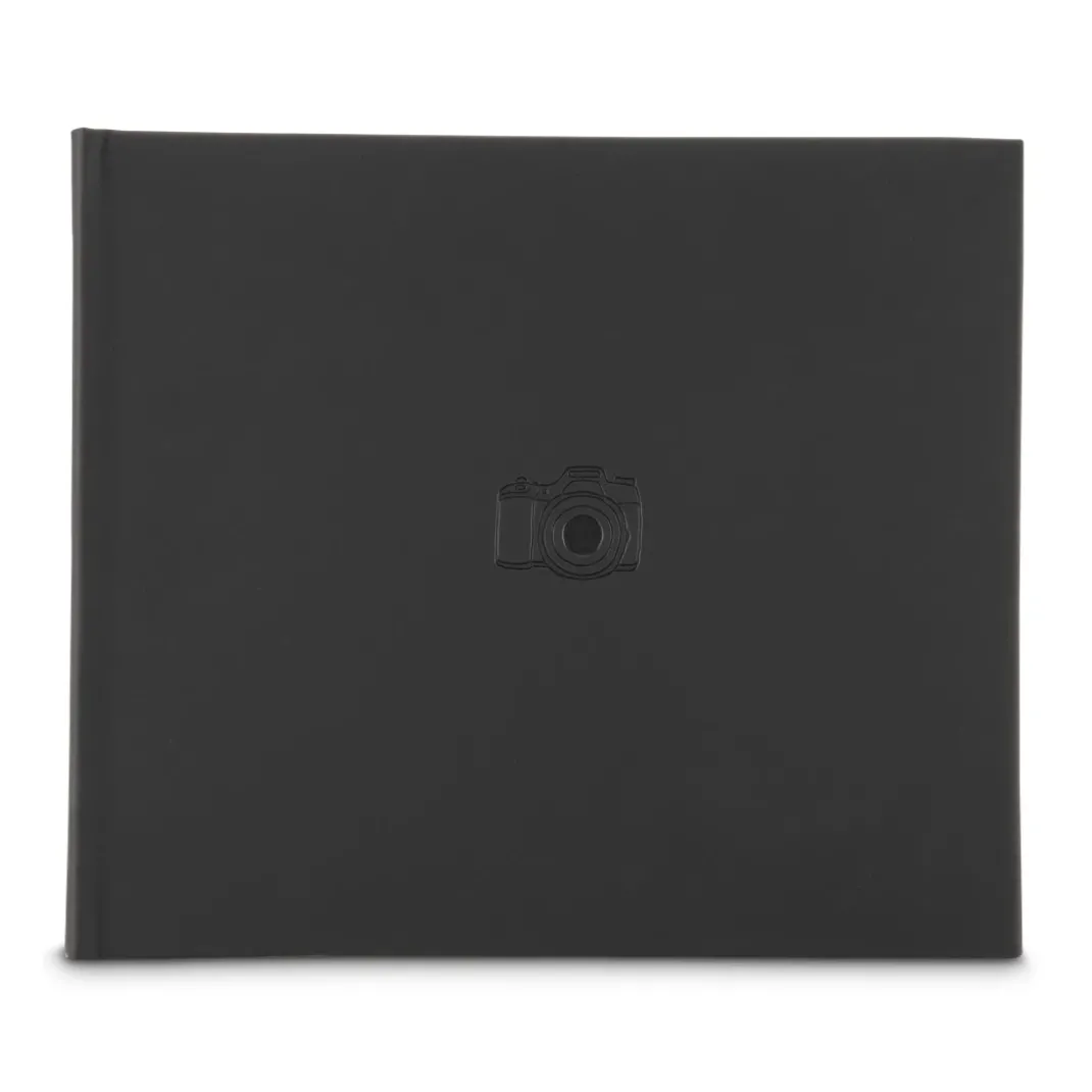 Buch-Album "Signs", 28x24 cm, 50 weiße Seiten, Schwarz