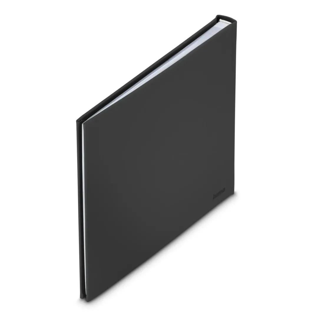Buch-Album "Signs", 28x24 cm, 50 weiße Seiten, Schwarz