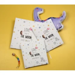 Buch-Album "To The Moon", 29x32 cm, 60 weiße Seiten