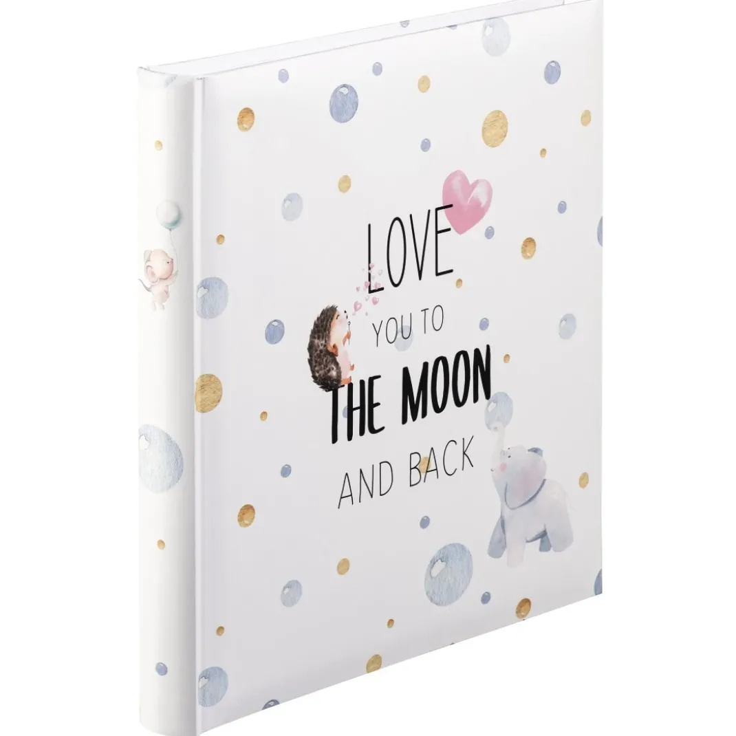 Buch-Album "To The Moon", 29x32 cm, 60 weiße Seiten