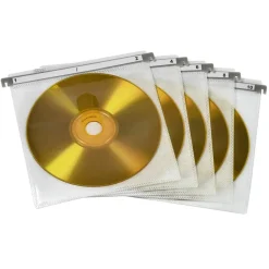 CD/DVD Doppel-Schutzhüllen, 50er-Pack, Weiß