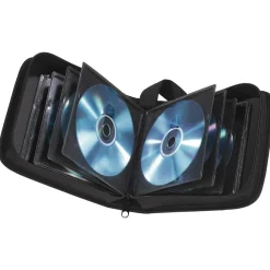 CD-/DVD-/Blu-ray-Tasche 32, Schwarz