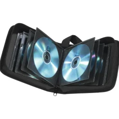 CD-/DVD-/Blu-ray-Tasche 40, Schwarz