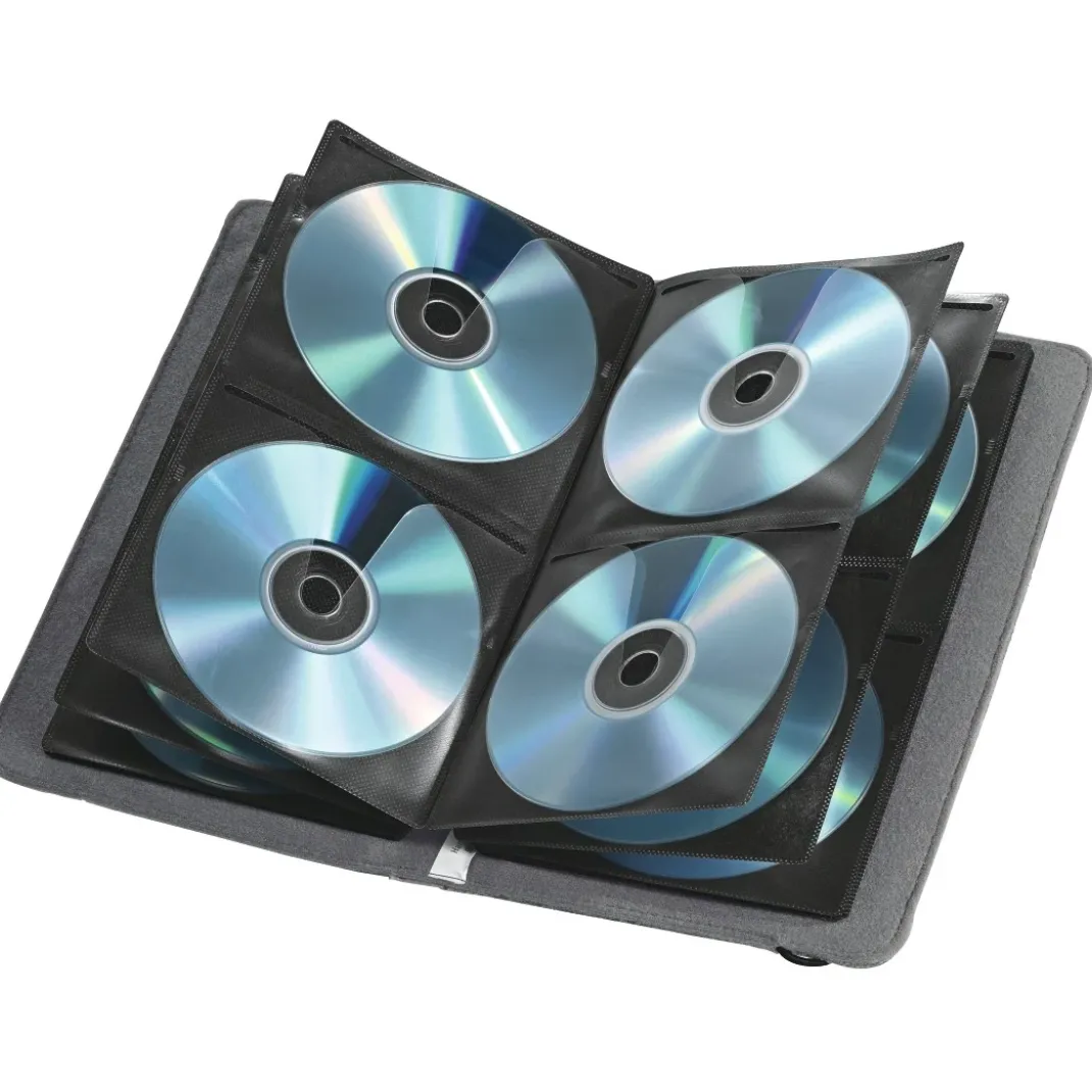 CD-/DVD-/Blu-ray-Tasche "Felt" 48, Grau