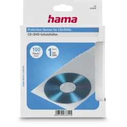 CD-/DVD-Schutzhüllen 100, Transparent