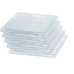 CD-Leerhülle Standard, 5er-Pack, Transparent