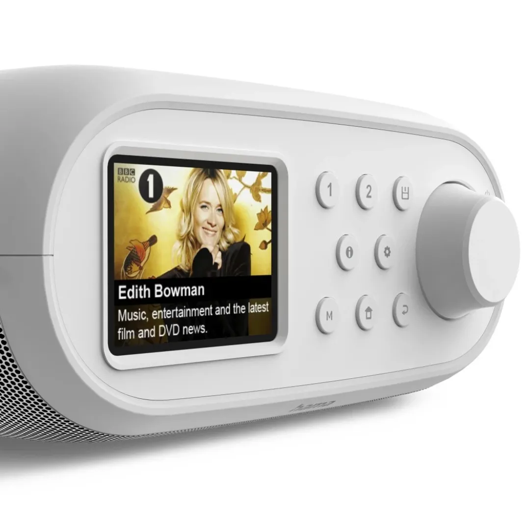 Digitalradio "DIR400", DAB+/Internetradio/Bluetooth® RX/App, Wecker, Weiß