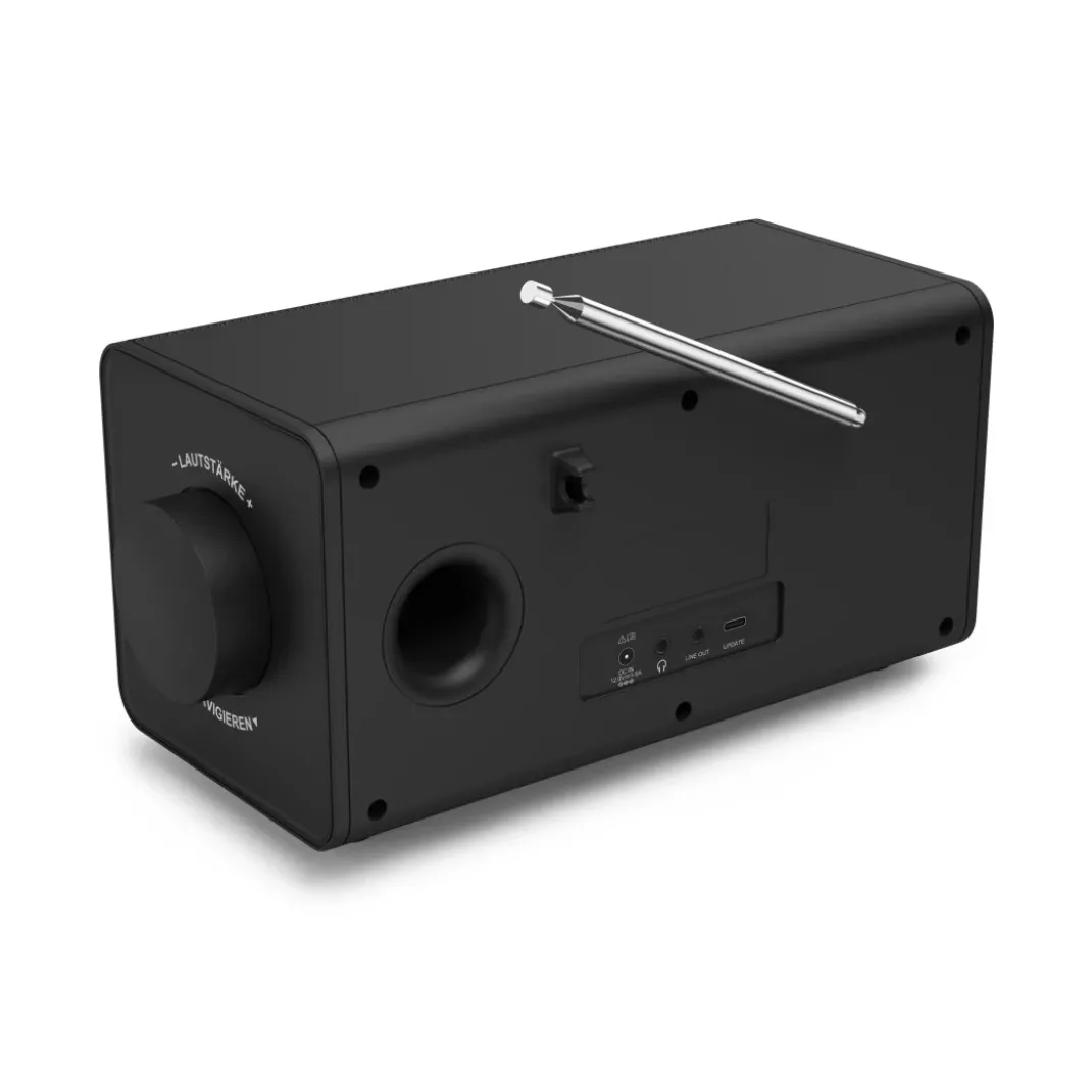 Digitalradio "DR1001", FM/DAB/DAB+/Bluetooth® RX, Radiowecker, Schwarz