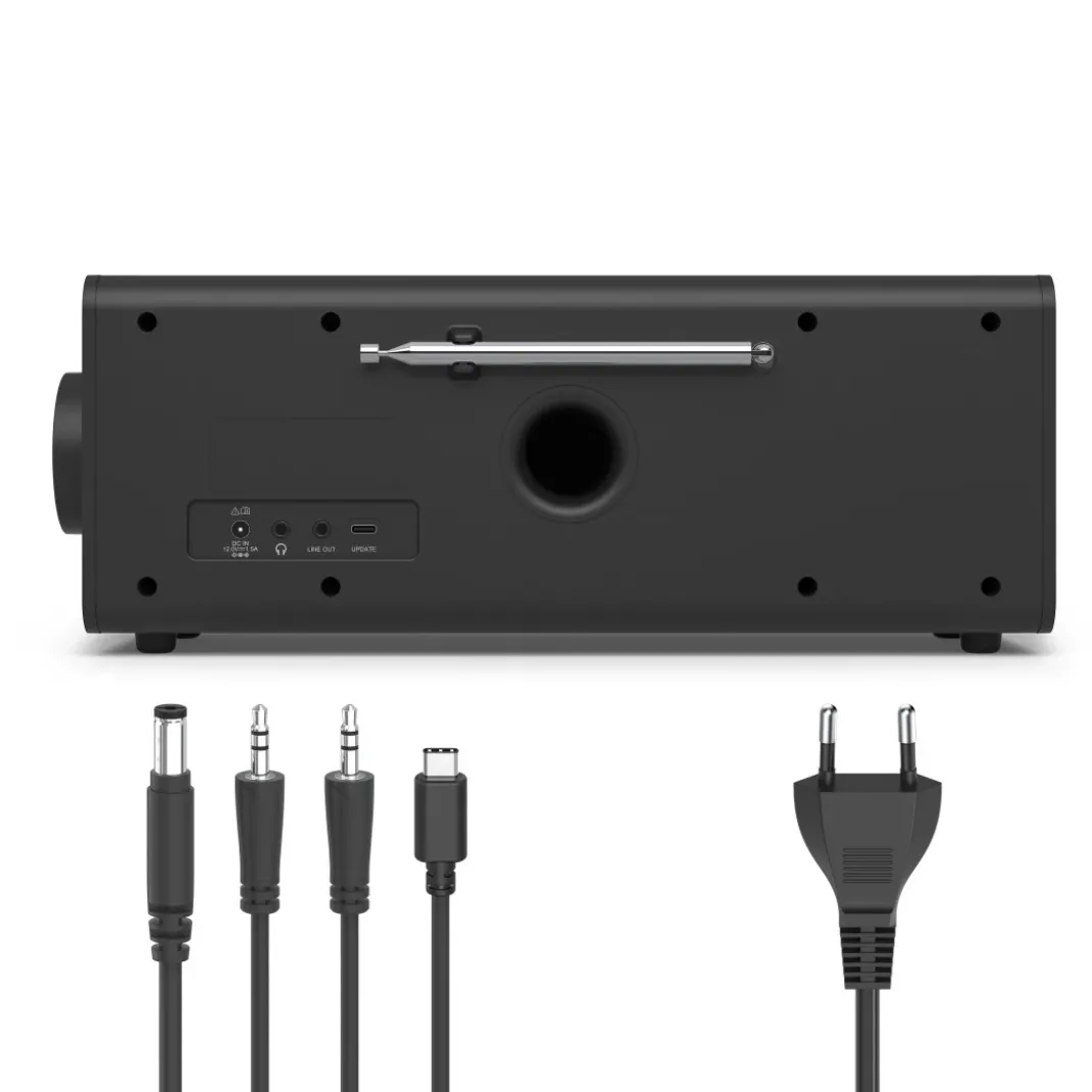 Digitalradio "DR2002", FM/DAB/DAB+/Bluetooth® RX, Radiowecker, Stereo, SW