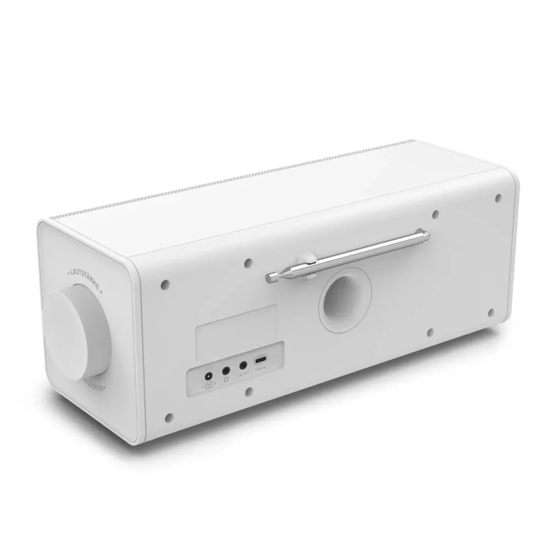 Digitalradio "DR2002", FM/DAB/DAB+/Bluetooth® RX, Radiowecker, Stereo, Weiß