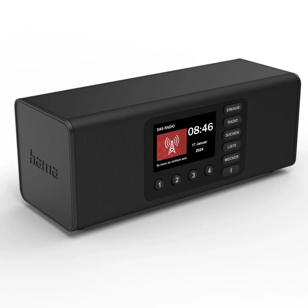 Digitalradio "DR2002BT", FM/DAB/DAB+/Bluetooth® RX, Radiowecker, Stereo, SW