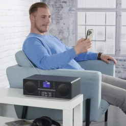 Digitalradio "DR1560CBT", DAB+/FM/CD/Bluetooth® RX, Schwarz