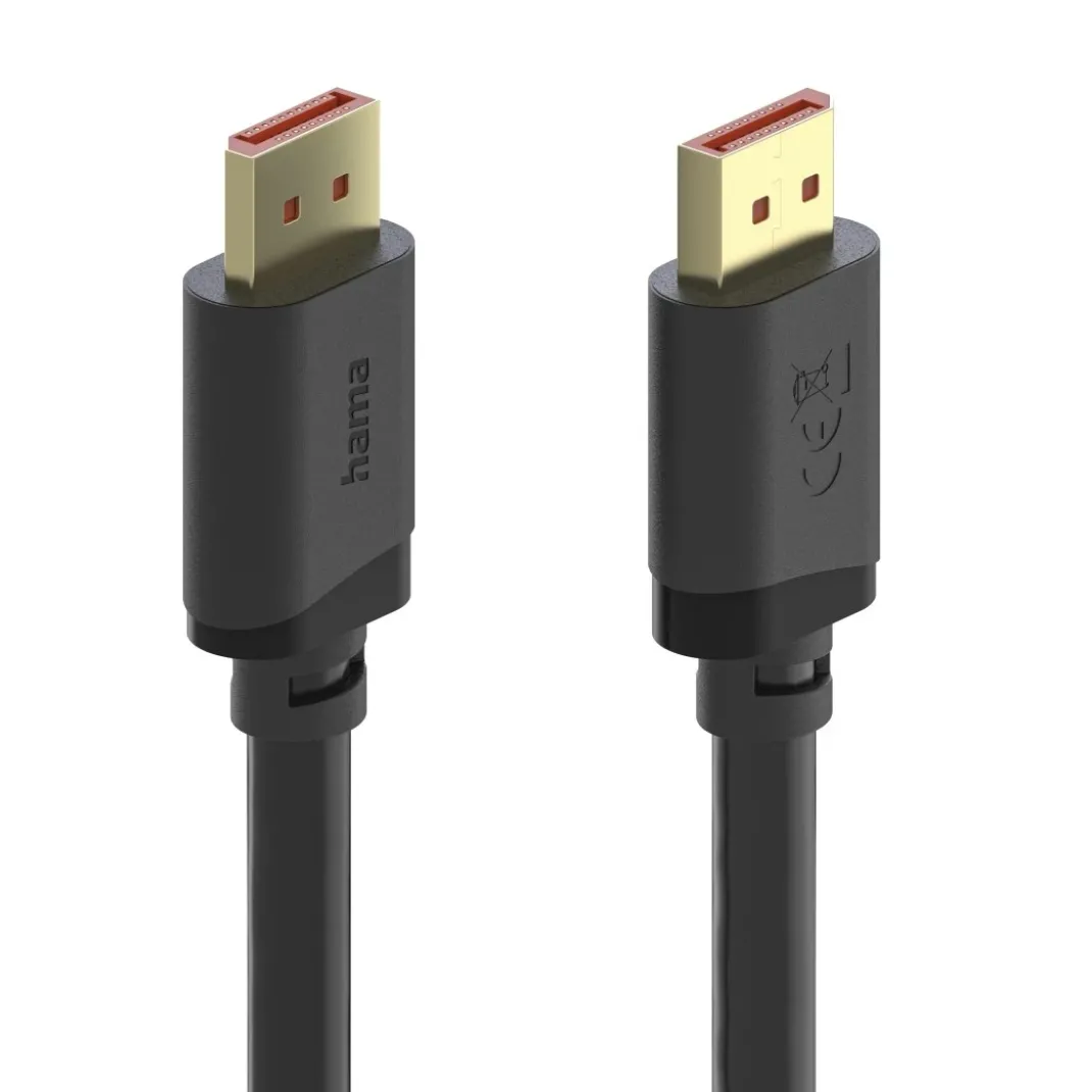 DisplayPort-Kabel, DP 2.1, Ultra-HD 16K, 80 Gbit/s, 2 m