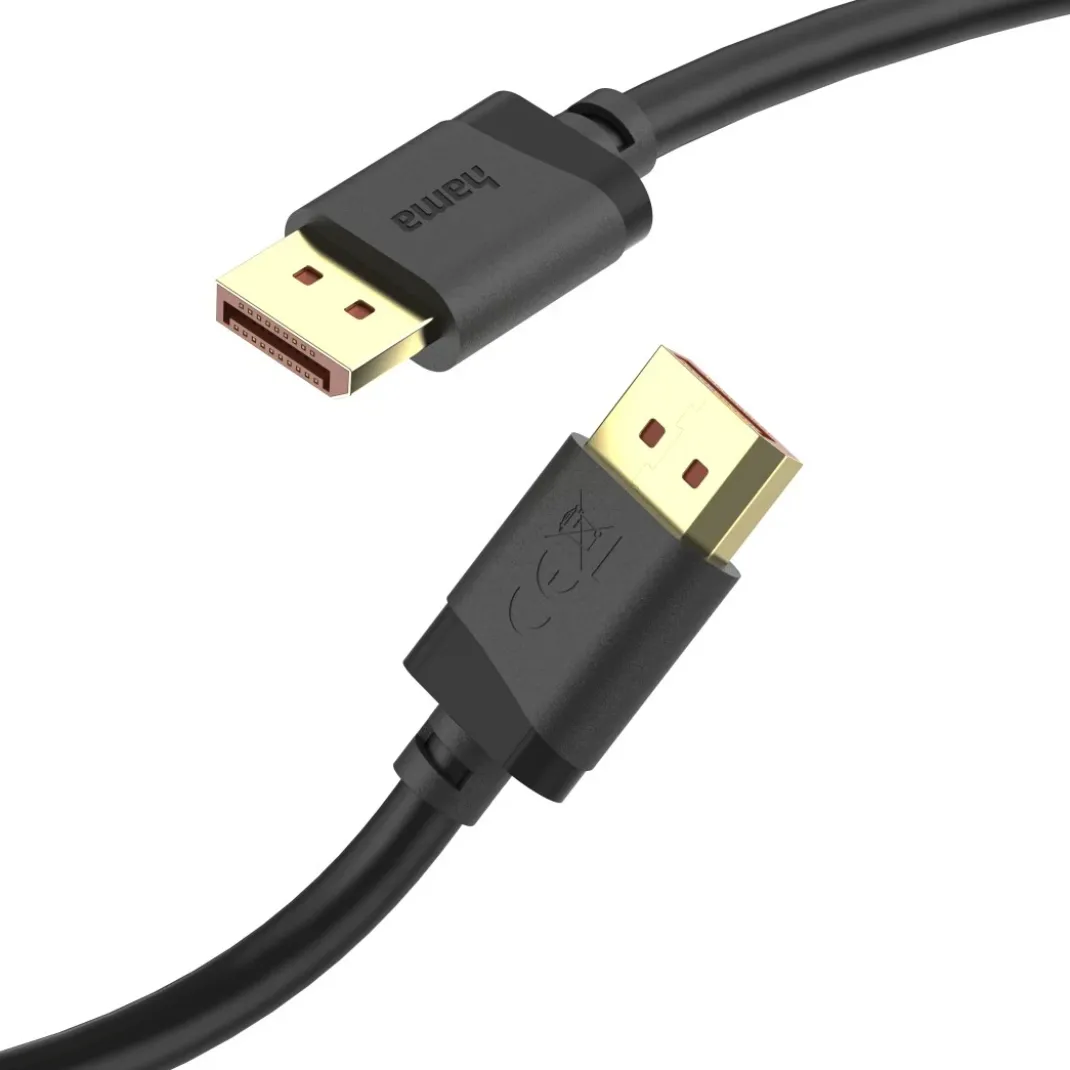DisplayPort-Kabel, DP 2.1, Ultra-HD 8K, 40 Gbit/s, 2 m
