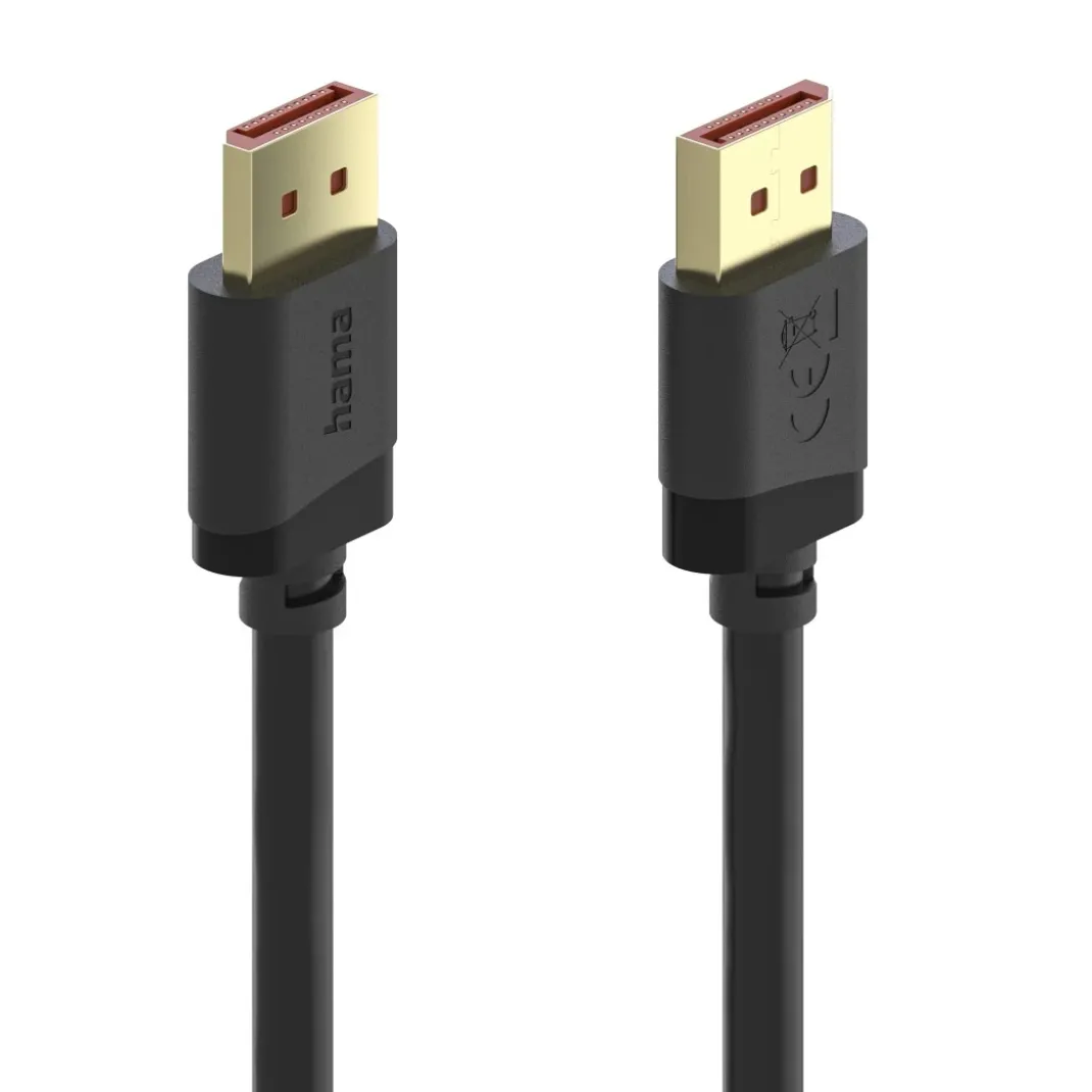 DisplayPort-Kabel, DP 2.1, Ultra-HD 8K, 40 Gbit/s, 2 m