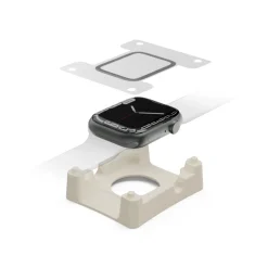 Displayschutz "Super Hybrid" f Watch 4/5/6/SE 1./2. Gen, 40mm, Montagehilfe