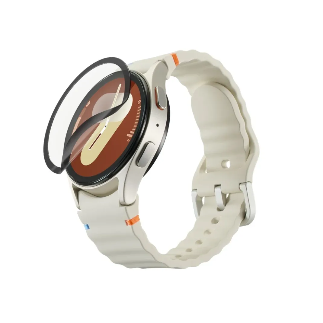 Displayschutz "Super Hybrid" für Samsung Galaxy Watch8, 44 mm, Montagehilfe