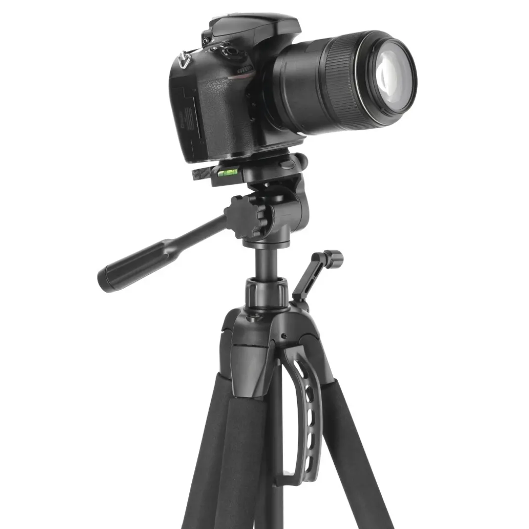 Dreibeinstativ "Action Smart 165 3D" mit 3-Wege-Kopf u. Smartphonehalterung