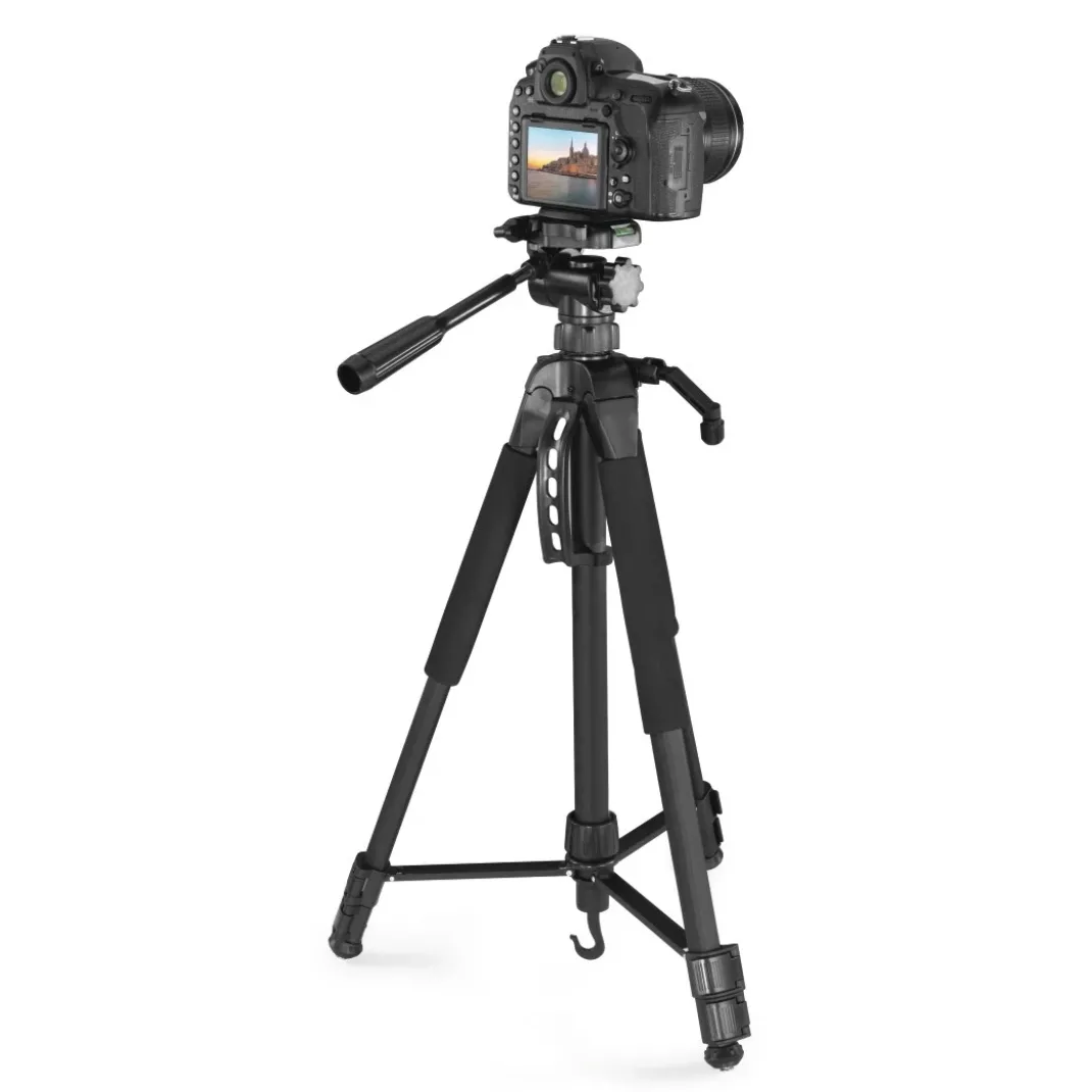 Dreibeinstativ "Action Smart 165 3D" mit 3-Wege-Kopf u. Smartphonehalterung