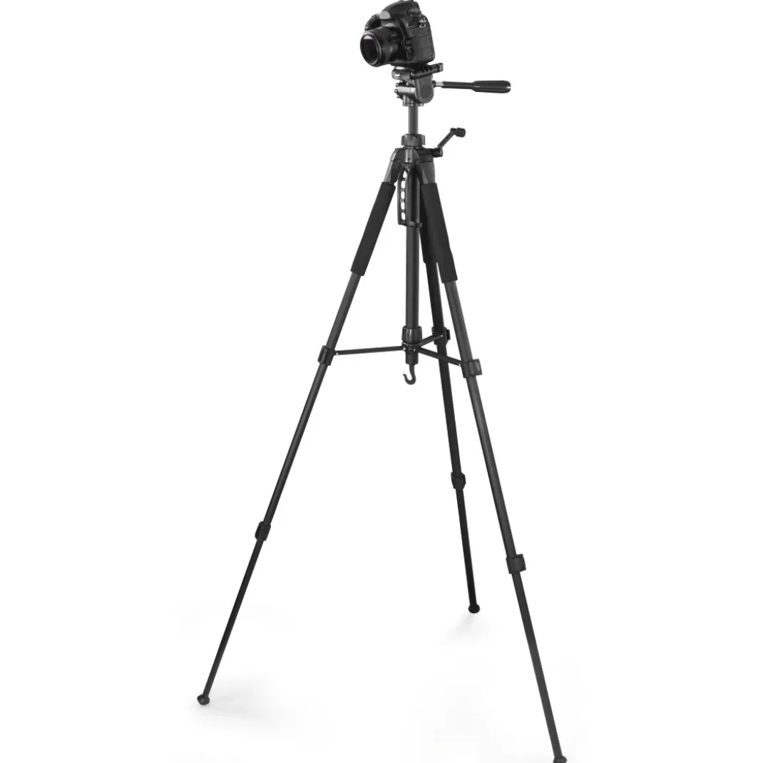 Dreibeinstativ "Action Smart 165 3D" mit 3-Wege-Kopf u. Smartphonehalterung