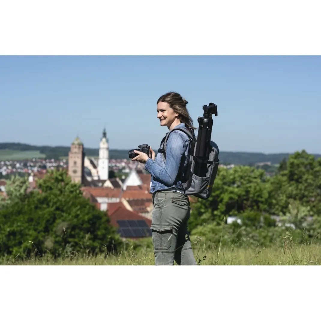 Dreibeinstativ "Action Smart 165 3D" mit 3-Wege-Kopf u. Smartphonehalterung