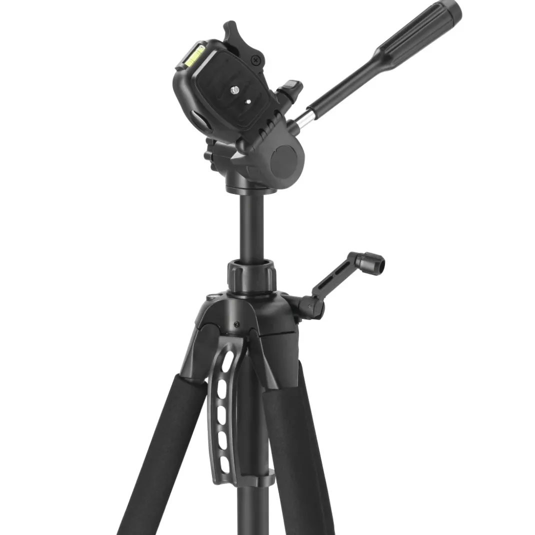 Dreibeinstativ "Action Smart 165 3D" mit 3-Wege-Kopf u. Smartphonehalterung