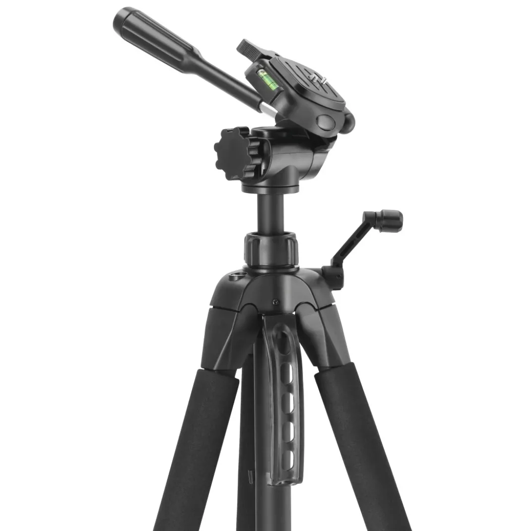 Dreibeinstativ "Action Smart 165 3D" mit 3-Wege-Kopf u. Smartphonehalterung