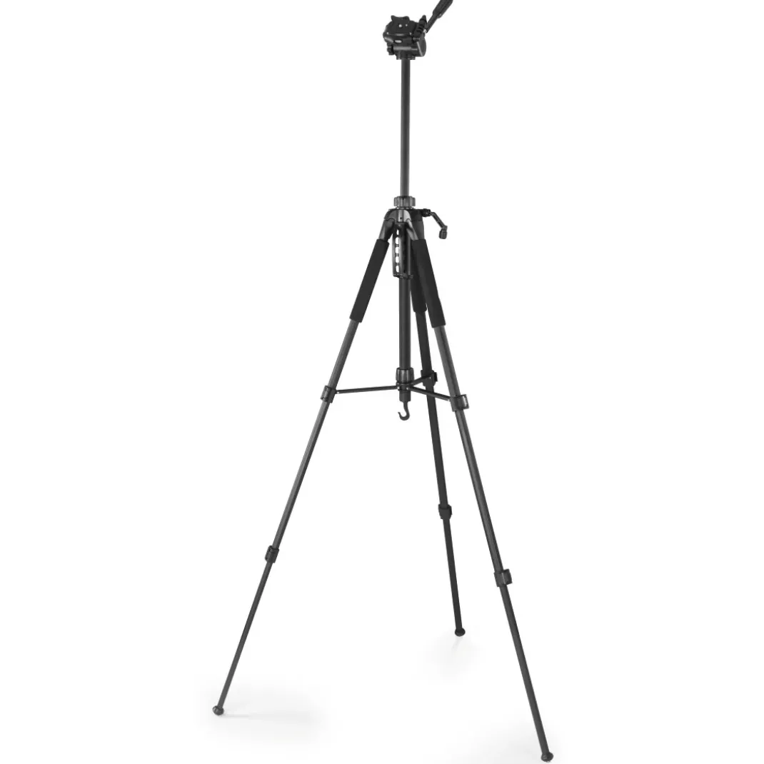 Dreibeinstativ "Action Smart 165 3D" mit 3-Wege-Kopf u. Smartphonehalterung