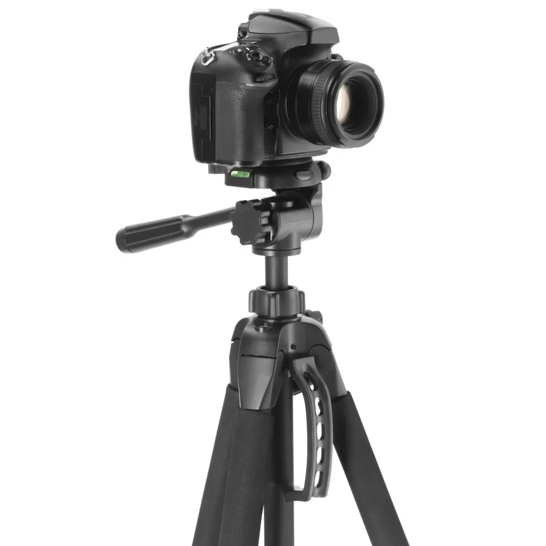 Dreibeinstativ "Action Smart 165 3D" mit 3-Wege-Kopf u. Smartphonehalterung