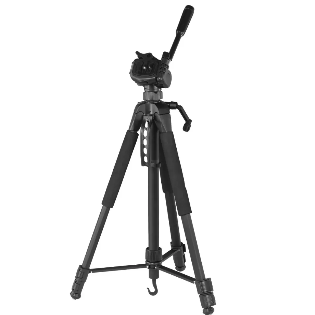Dreibeinstativ "Action Smart 165 3D" mit 3-Wege-Kopf u. Smartphonehalterung