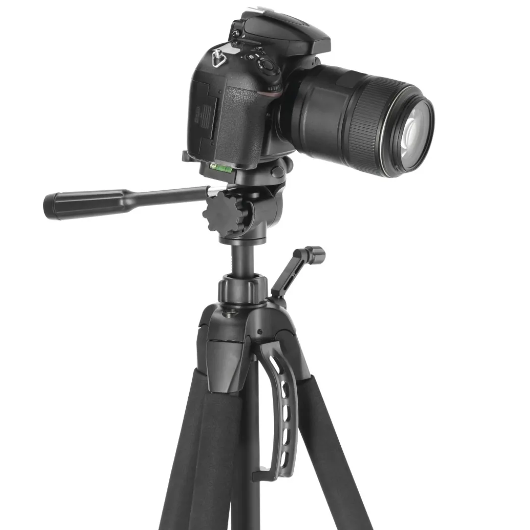 Dreibeinstativ "Action Smart 165 3D" mit 3-Wege-Kopf u. Smartphonehalterung