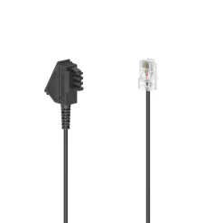 DSL-Box-Kabel, TAE-F-Stecker - Modular-Stecker 8p2c, 3 m, Schwarz
