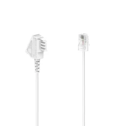 DSL-Box-Kabel, TAE-F-Stecker - Modular-Stecker 8p2c, 3 m, Weiß