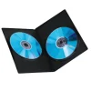 DVD-Doppel-Leerhülle Slim, 25er-Pack, Schwarz